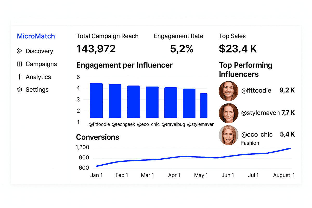 MicroMatch Platform Visualization